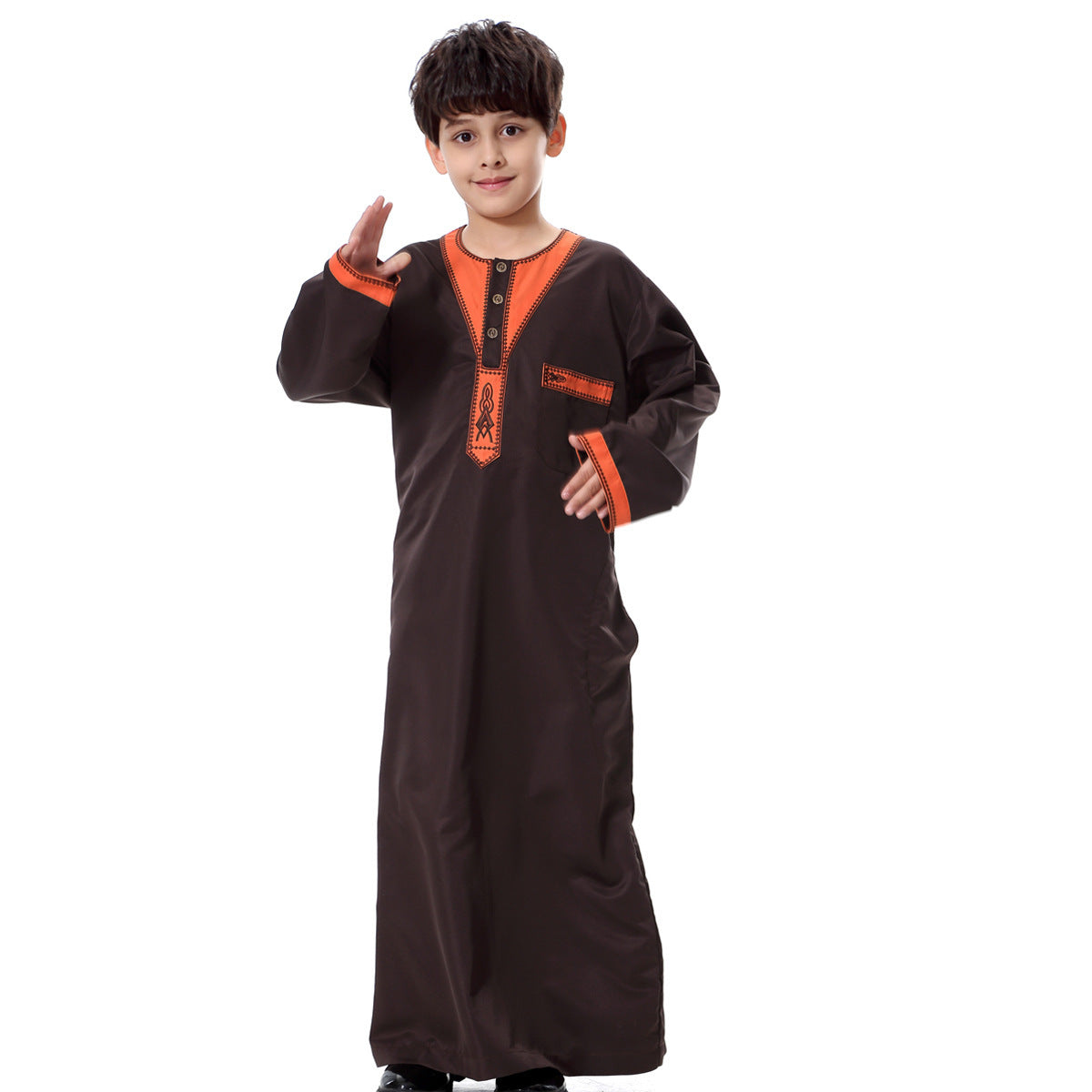 Middle East Youth Boy Robe/Thobe Ethnic Style African Ethnic Style