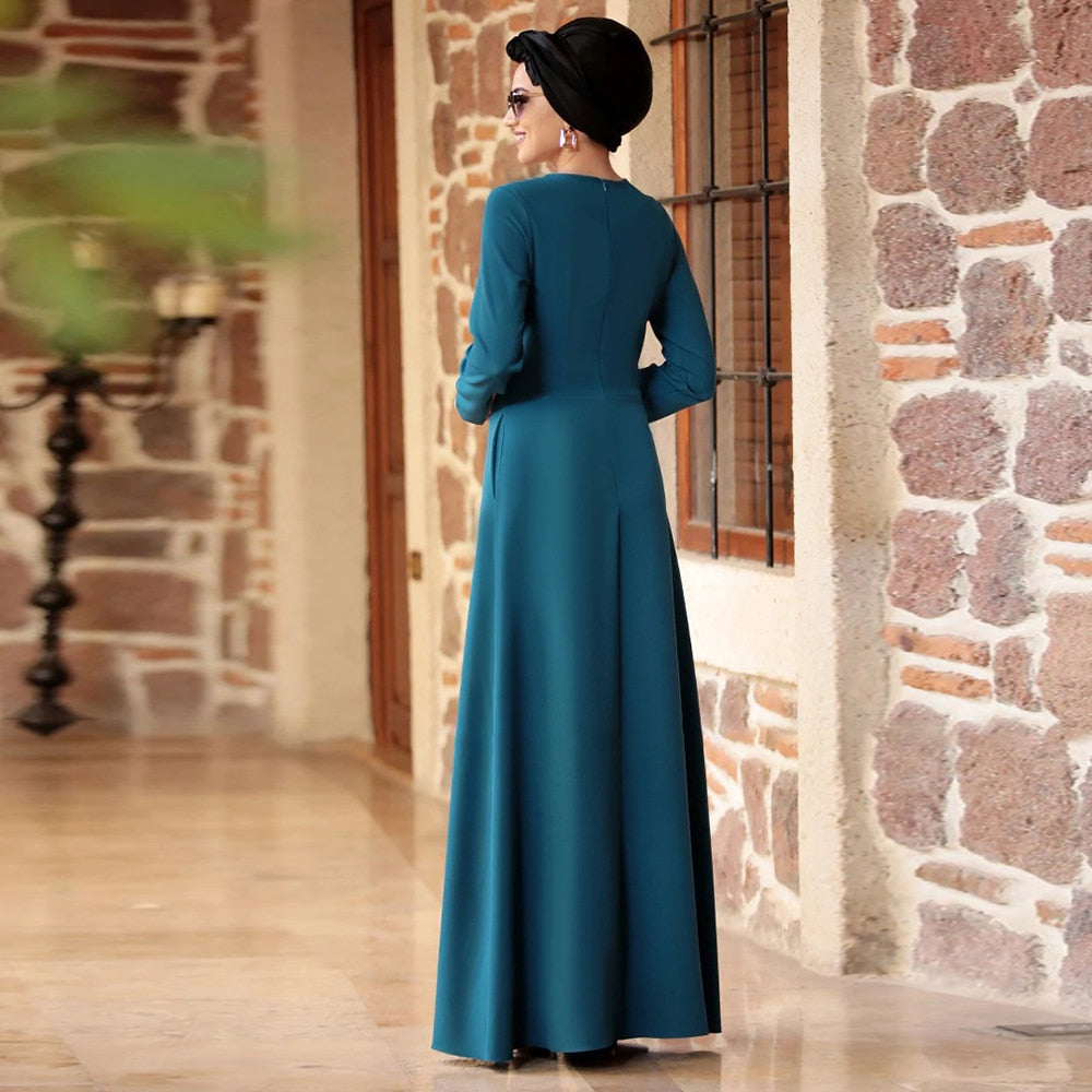 Muslim Women's Evening Dress, Banquet Dress, Worship Dress Robe