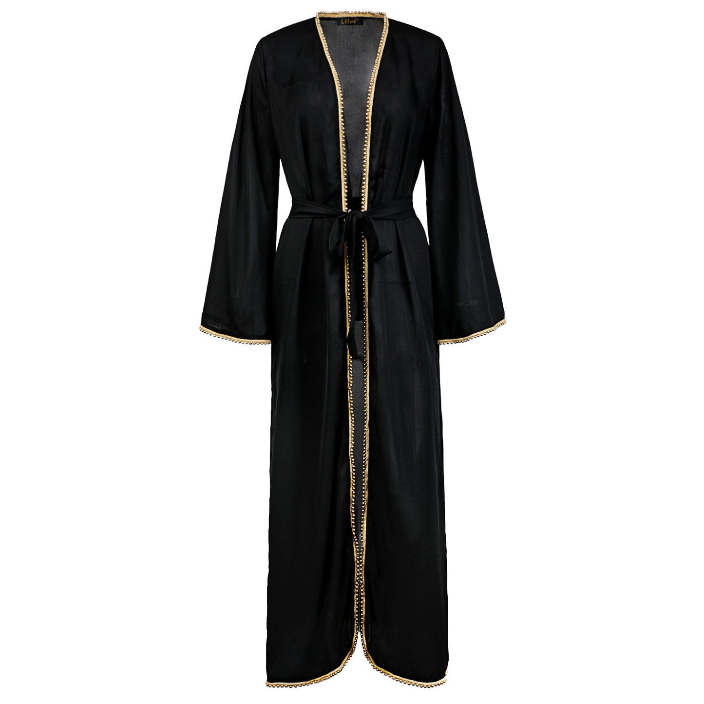 Bandage cardigan robe Muslim dress