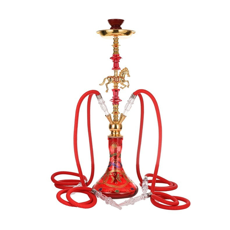 Arabian Pipe Smoking Set Hookah Ceramic Pot Bar Nightclub Full Set Of Accessories Hookah