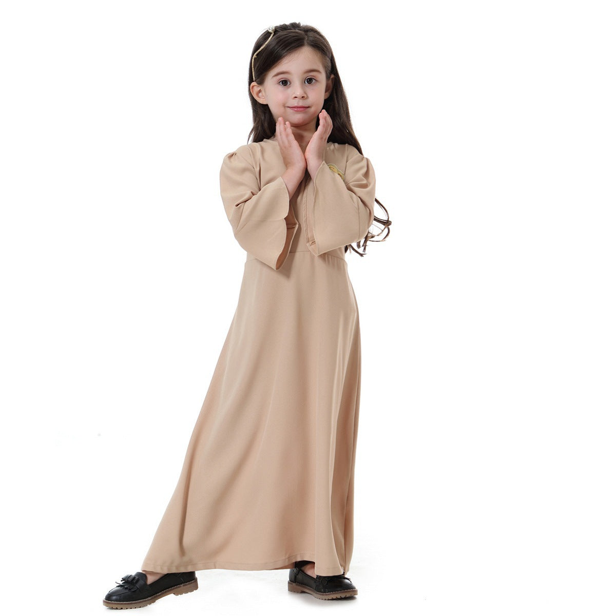 Muslim Southeast Asian Girl Long Skirt Dress