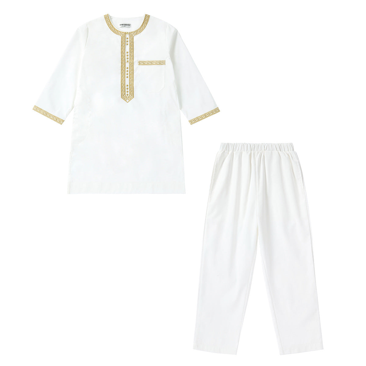 Muslim Boy Embroidered kurta Pyjama