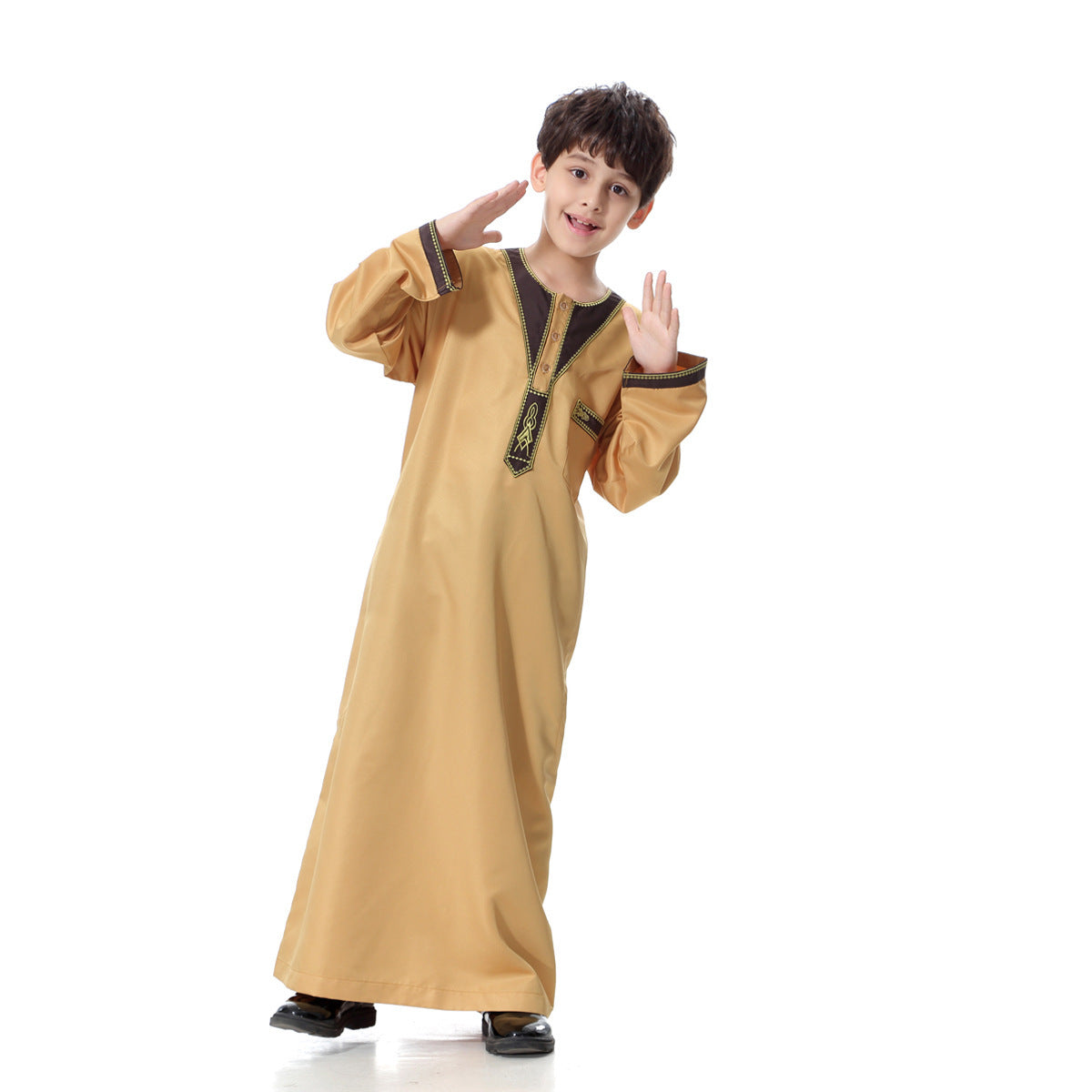 Middle East Youth Boy Robe/Thobe Ethnic Style African Ethnic Style