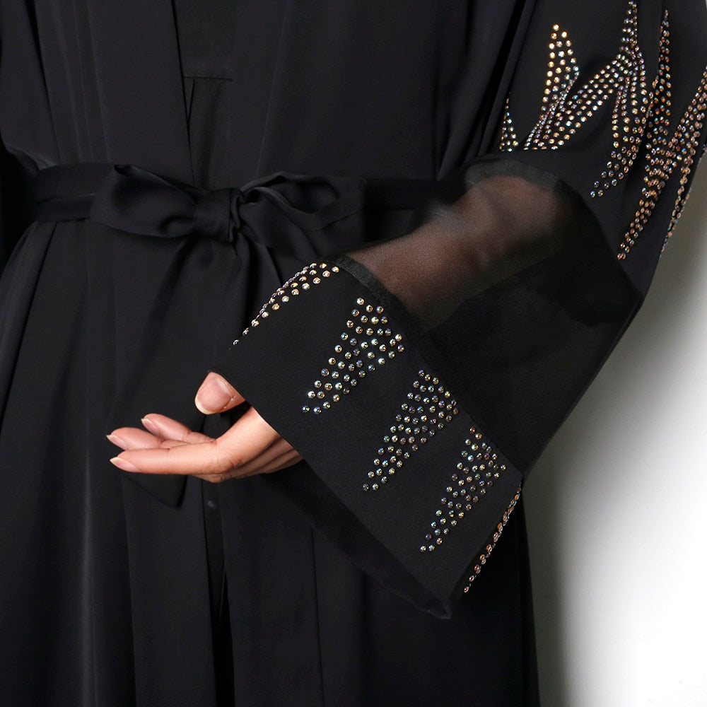 Women's clothing Muslim black robe