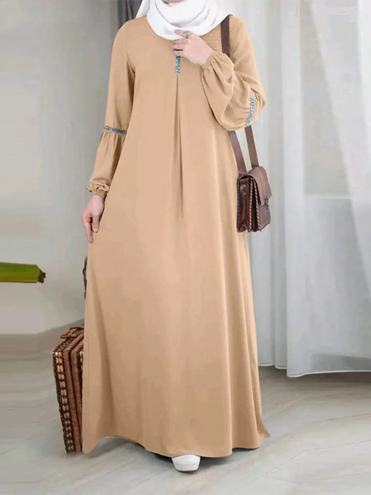 Women's Fashion Long Sleeve Abaya