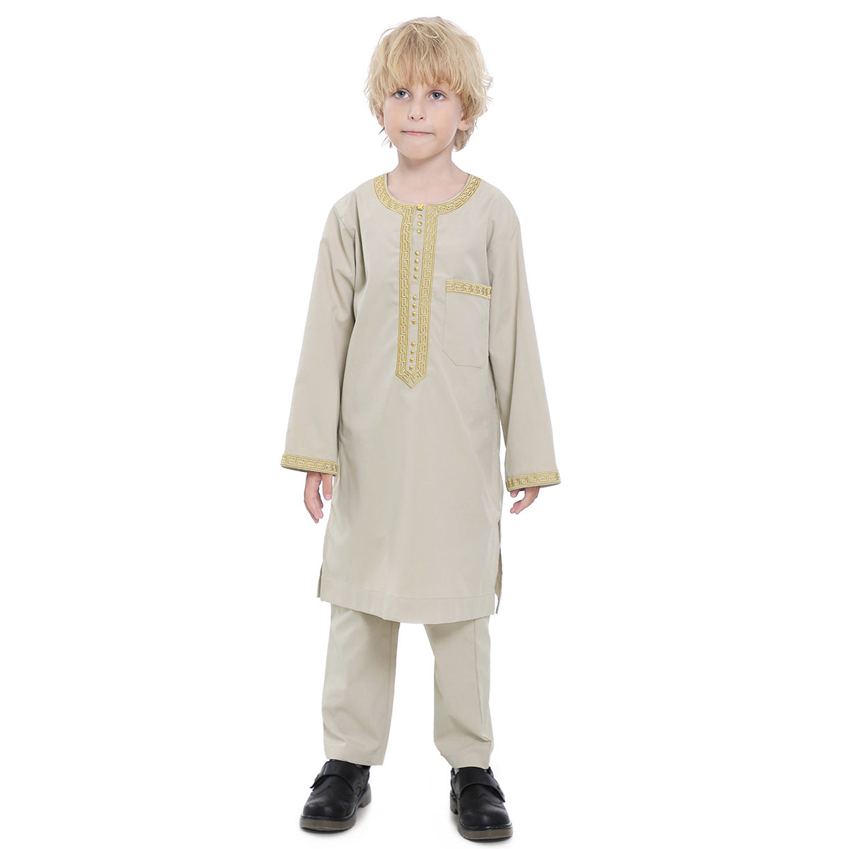 Muslim Boy Embroidered kurta Pyjama