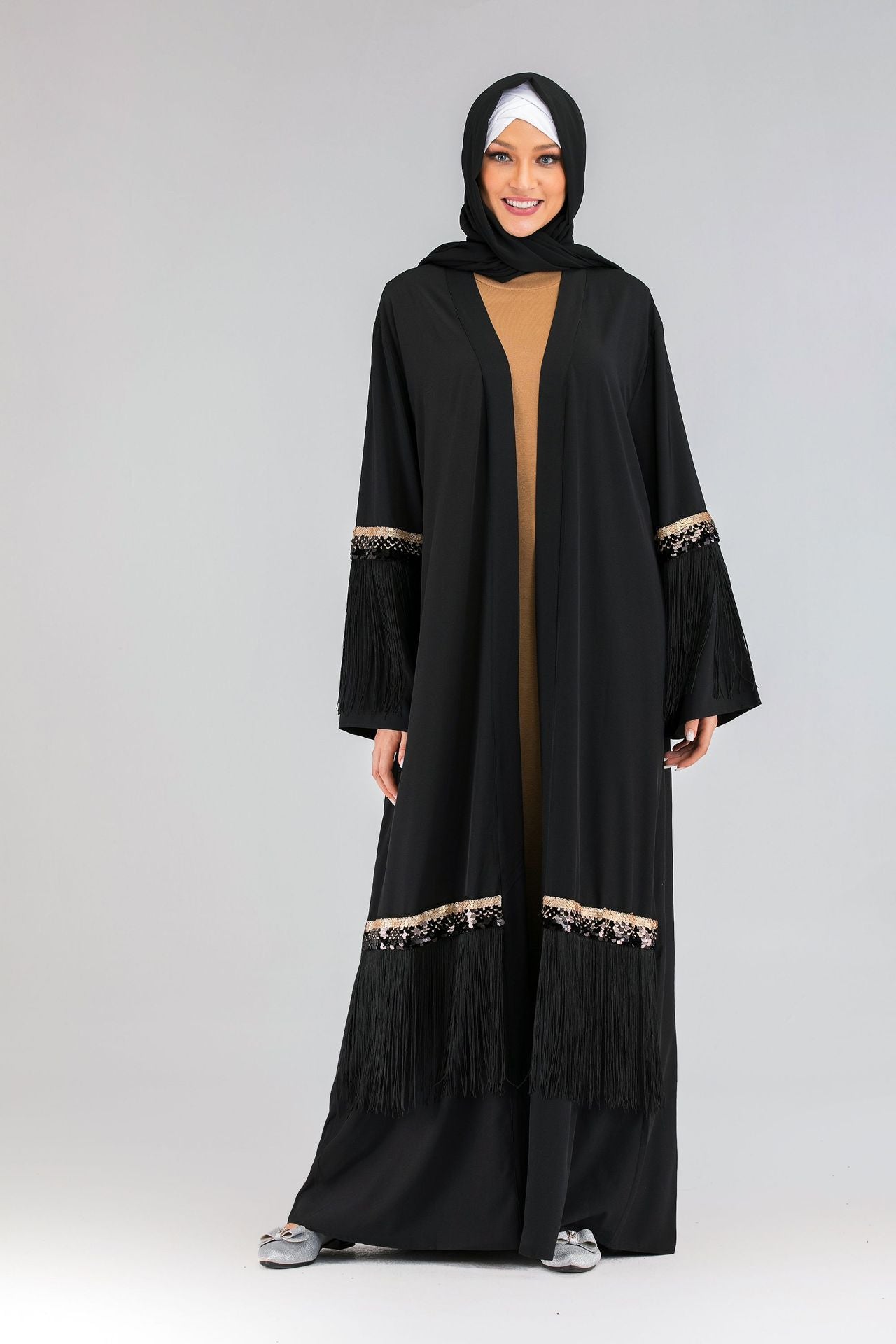 Womens Designer Dubai, Middle east long robe Cardigan