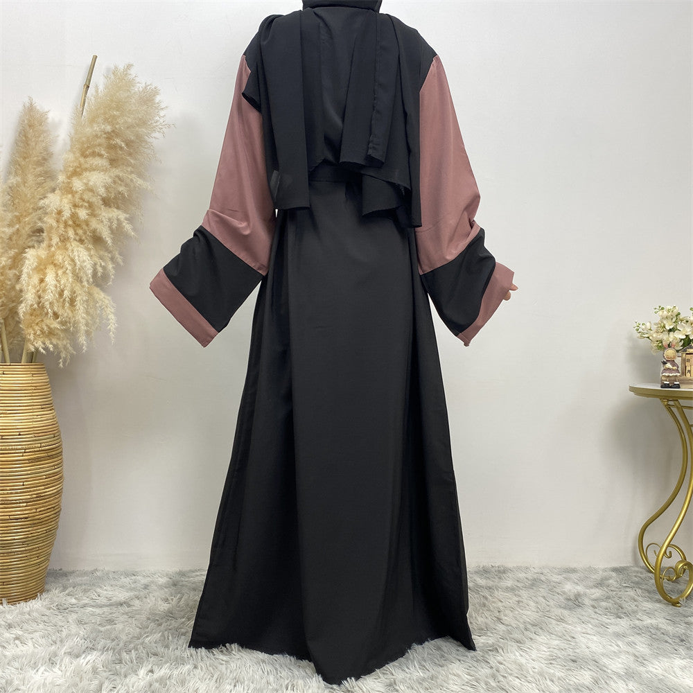 Women's Fashion Casual Splicing Cardigan Robe